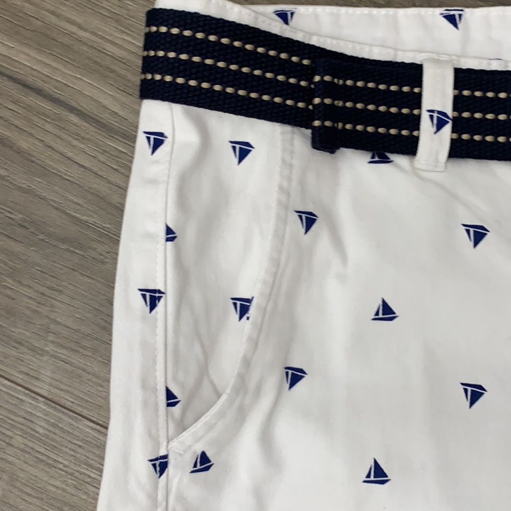NWT Sunday Work Clothes White Nautical Shorts - Picture 6 of 7